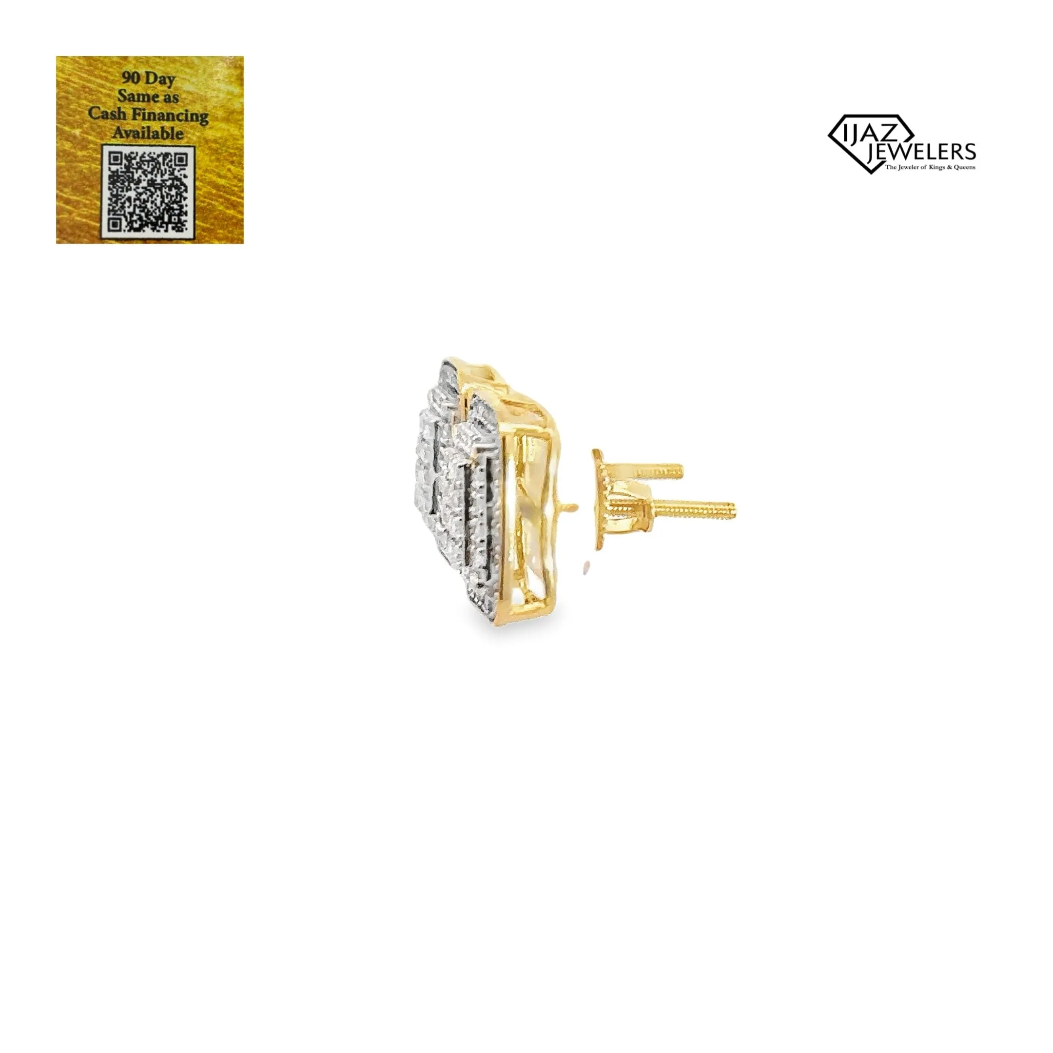 10K Gold 0.60 CTW Diamond Earrings