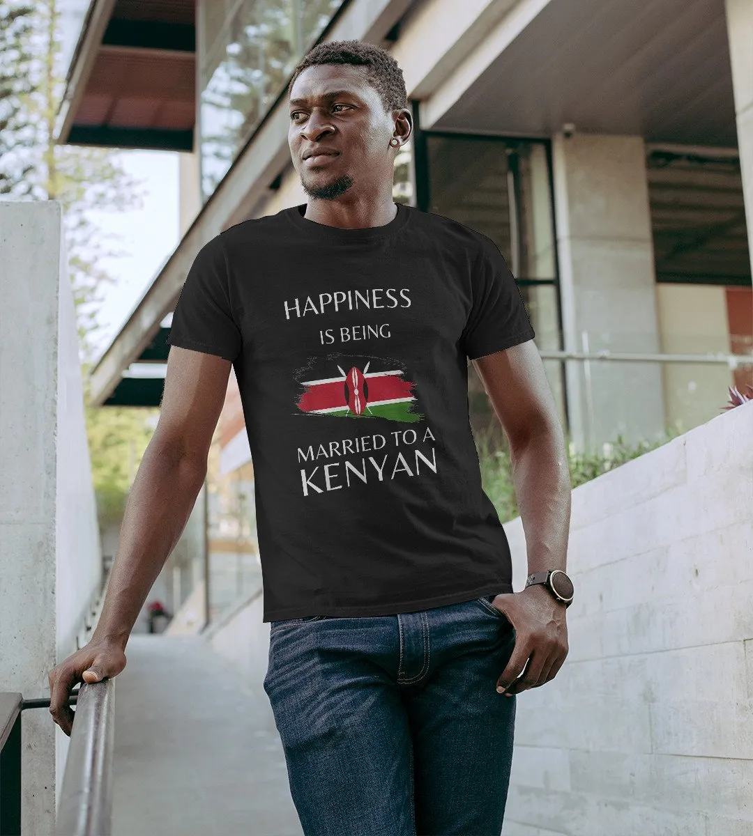 1sttheworld T-Shirt - Husband Kenya T-Shirt Black A35