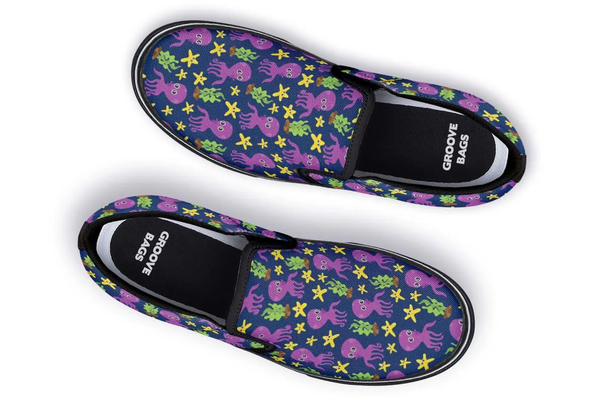 Adorable Octopus Pattern Slip-On Shoes