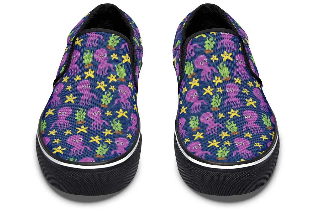 Adorable Octopus Pattern Slip-On Shoes