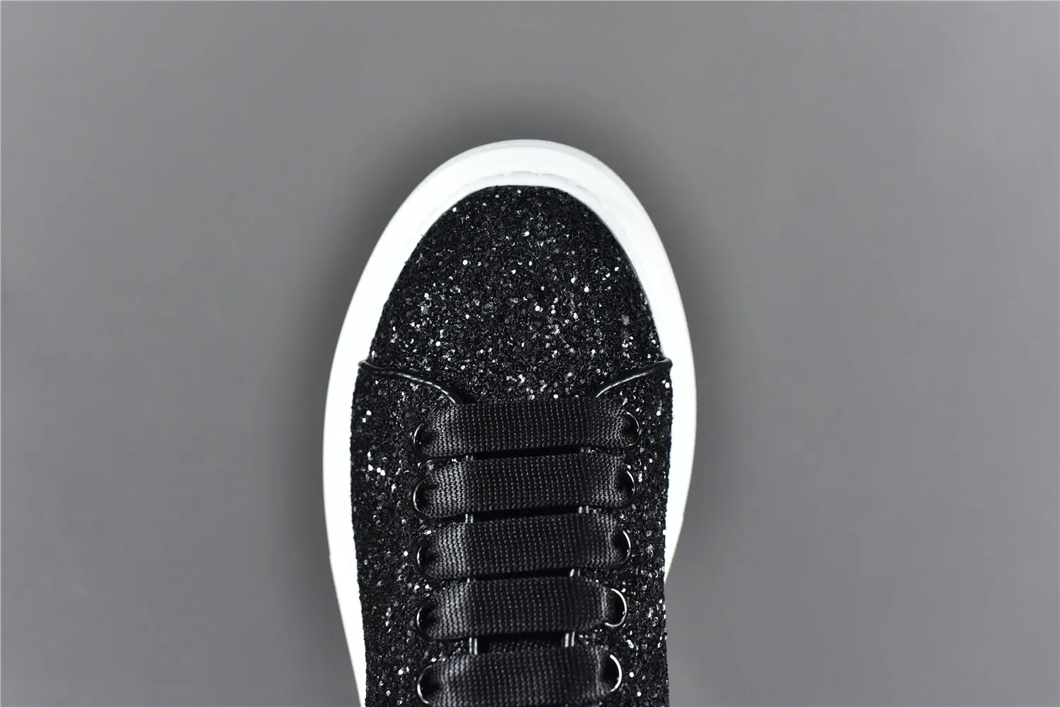 Alexander McQ Oversized Black Glitter