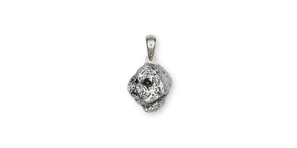 Bichon Frise Pendant Jewelry Sterling Silver Handmade Dog Pendant BC1-P