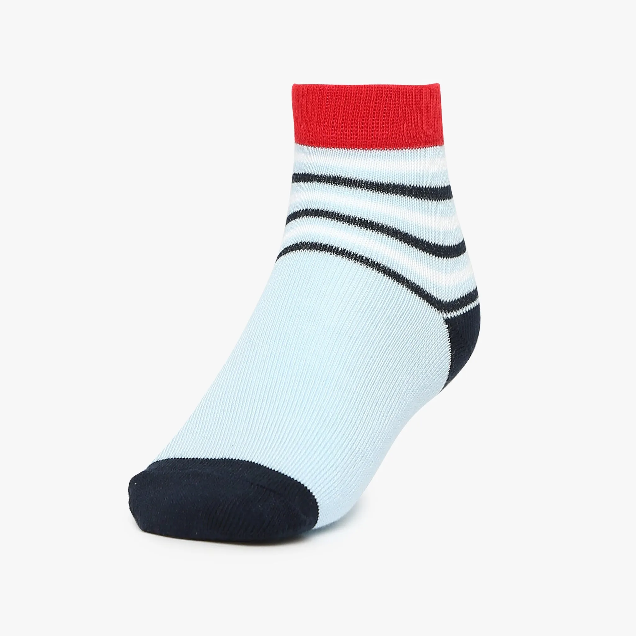 Boys Cotton Blend Ankle Length Socks (Pack of 3)