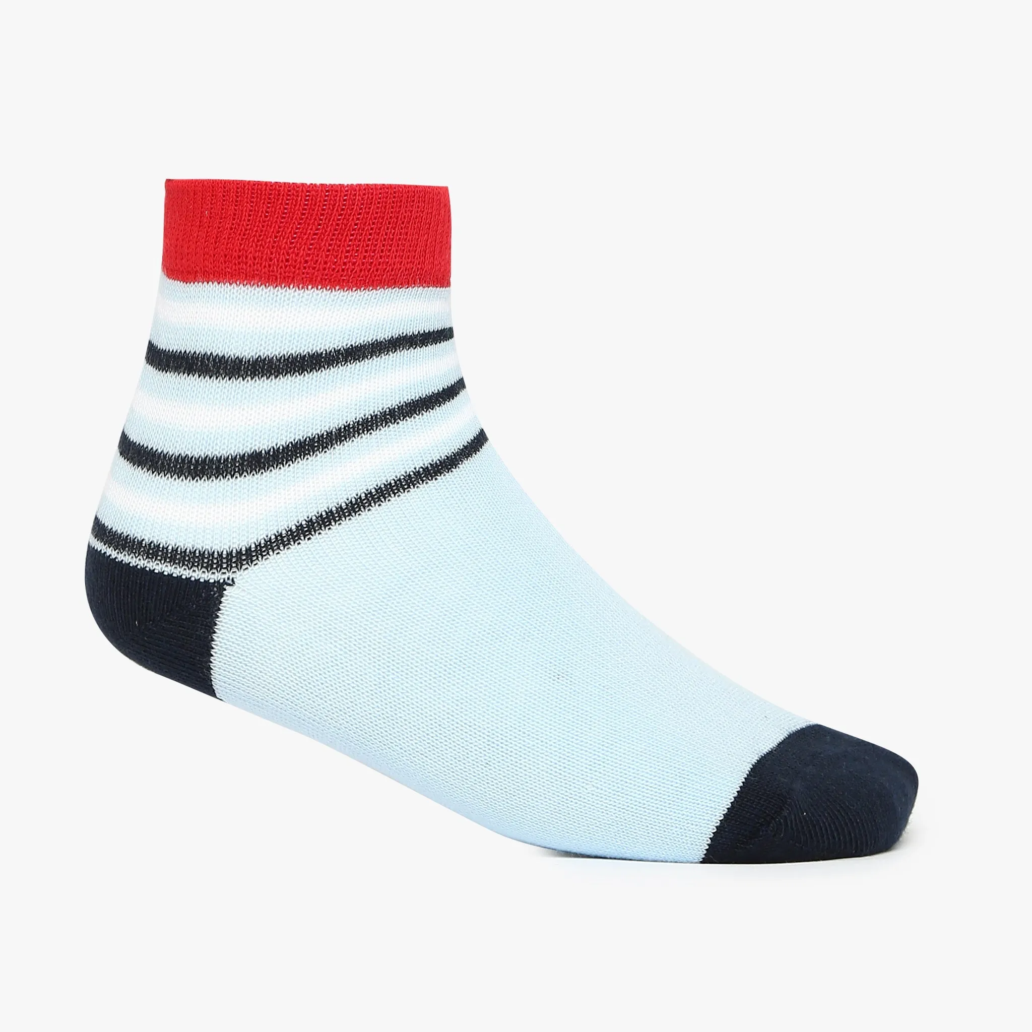 Boys Cotton Blend Ankle Length Socks (Pack of 3)