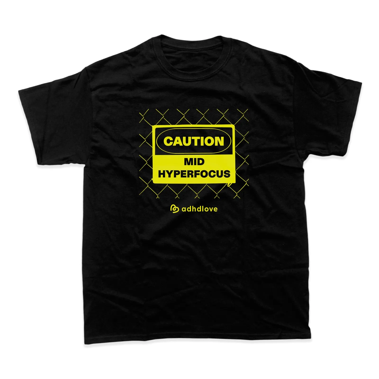 CAUTION T-SHIRT (BLACK)