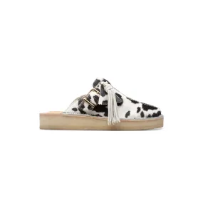 Clarks Trek Mule Cow Print HairOn