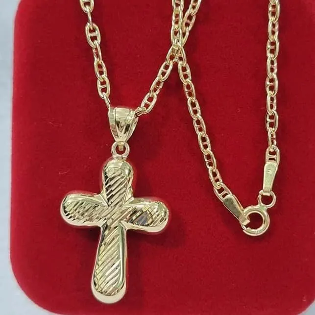 Cross Necklace Unisex 18K