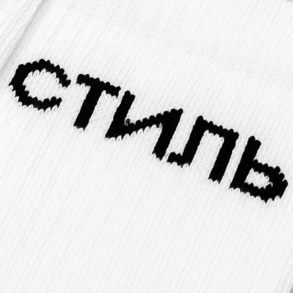 CTNMB Long Socks - White/Black