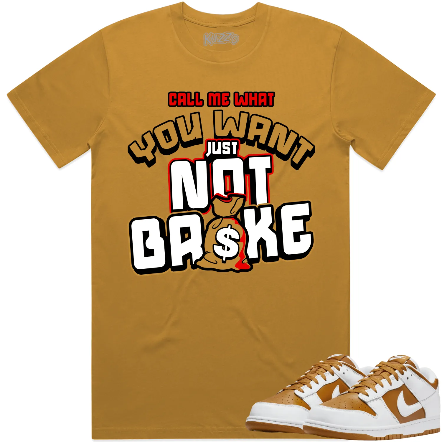 Curry Dunks Shirt to Match - WHEAT NOT BROKE