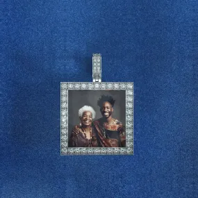 Custom Square Photo Pendant