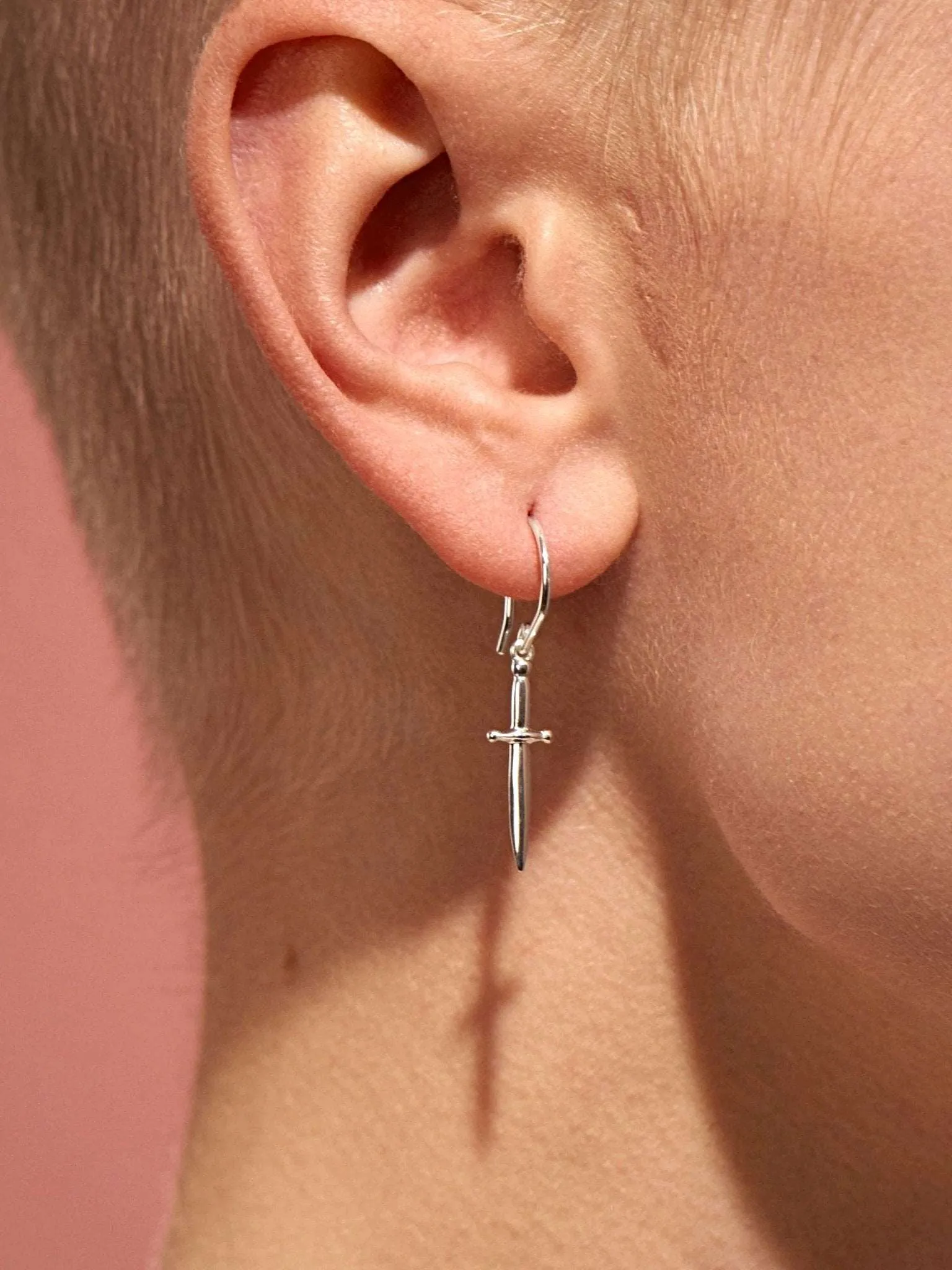 Dangle Sword Earrings