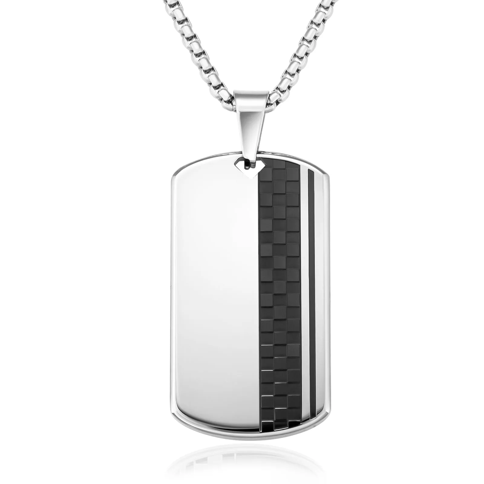 Dog Tag Pendant Necklace KRKC