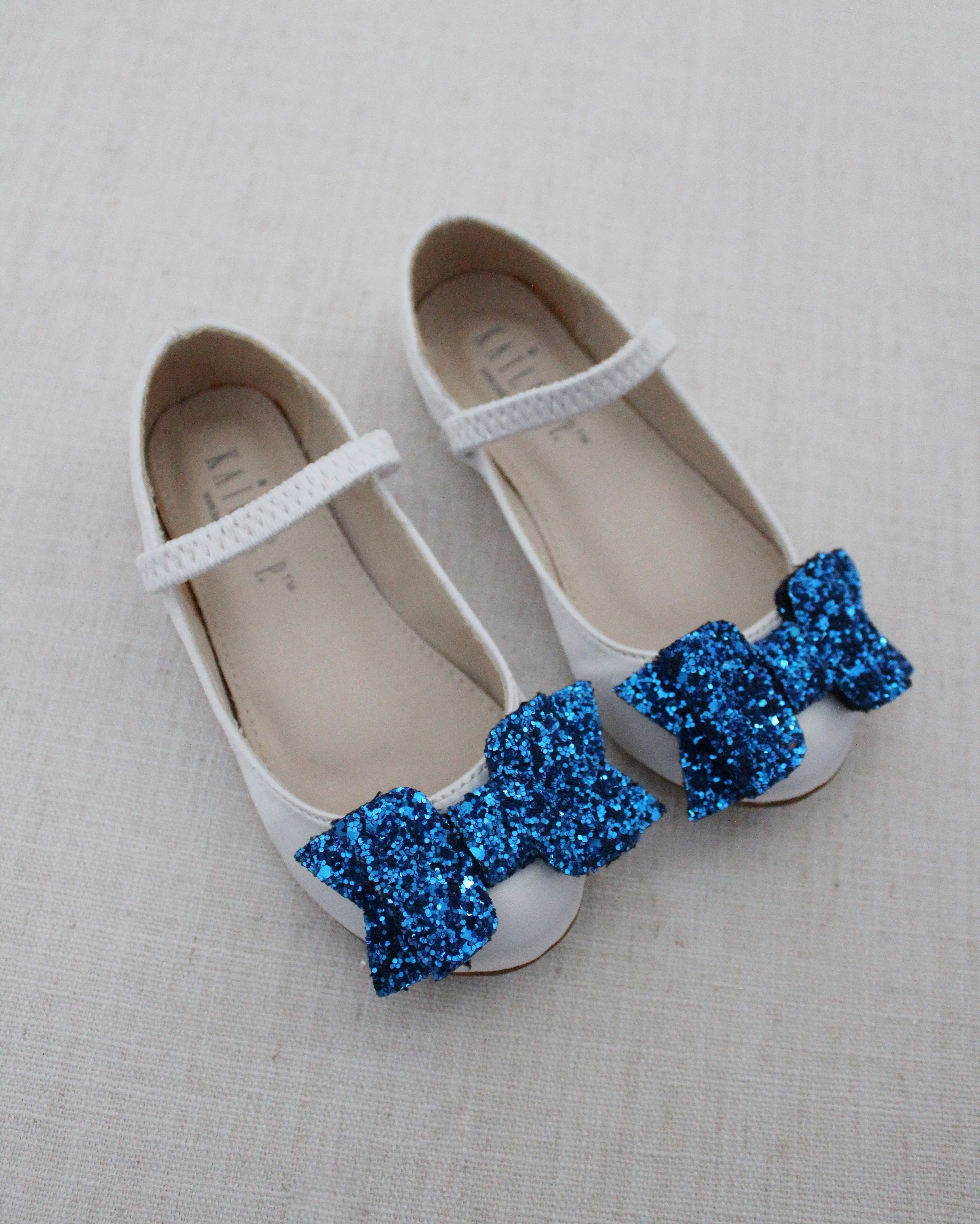 Electric Blue Rock Glitter Hair Clip or Shoe Clip