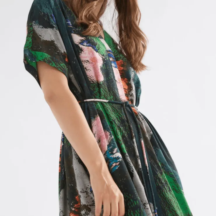 Elk The Label Malo Shirt Dress Reflections Print