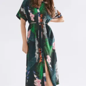 Elk The Label Malo Shirt Dress Reflections Print