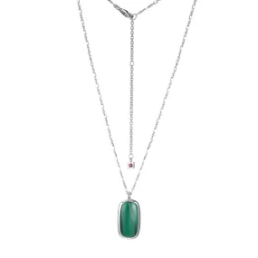 Elle Allure Malachite Pendant Necklace