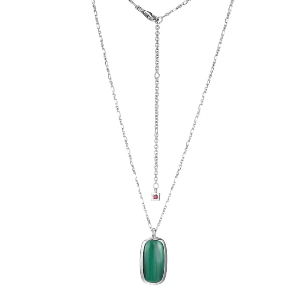 Elle Allure Malachite Pendant Necklace