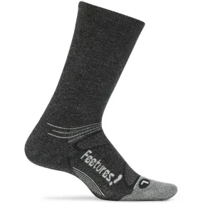 Feetures Elite Merino  Heavy Cushion Crew - Charcoal / Brilliant Blue