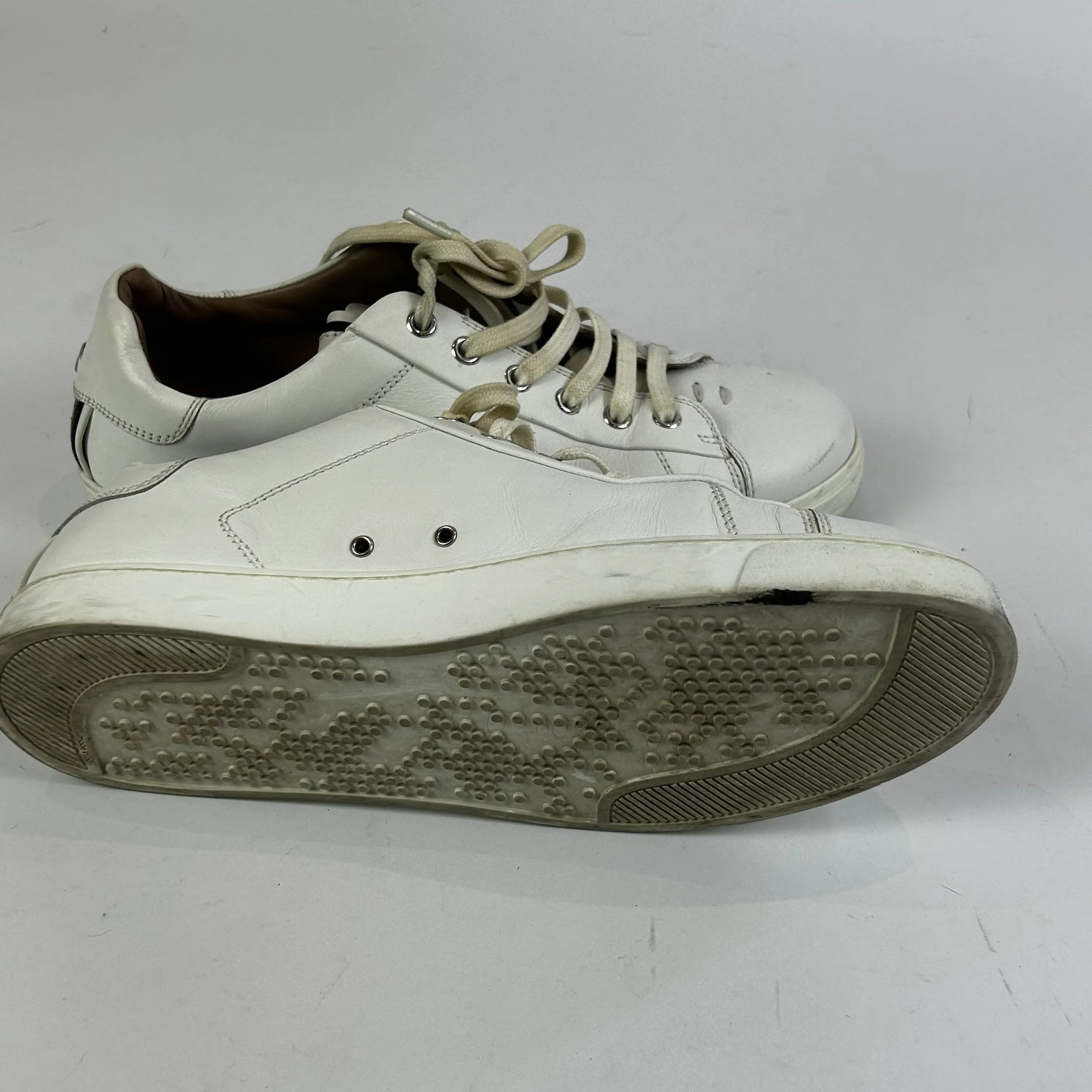 Gianvito Rossi 610 White Leather Trainers 38.5