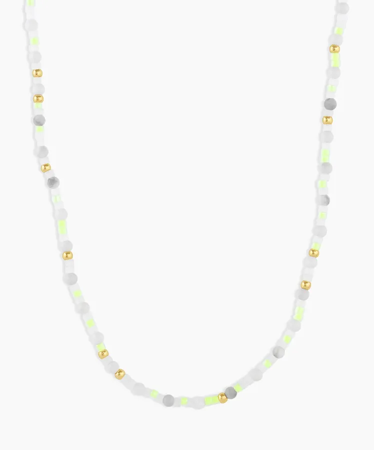 Gorjana Poppy Gem Necklace - Howlite