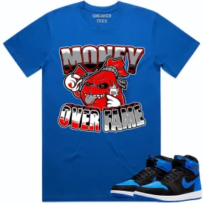 Jordan 1 Royal Suede 1s Shirt to Match - RED MOF