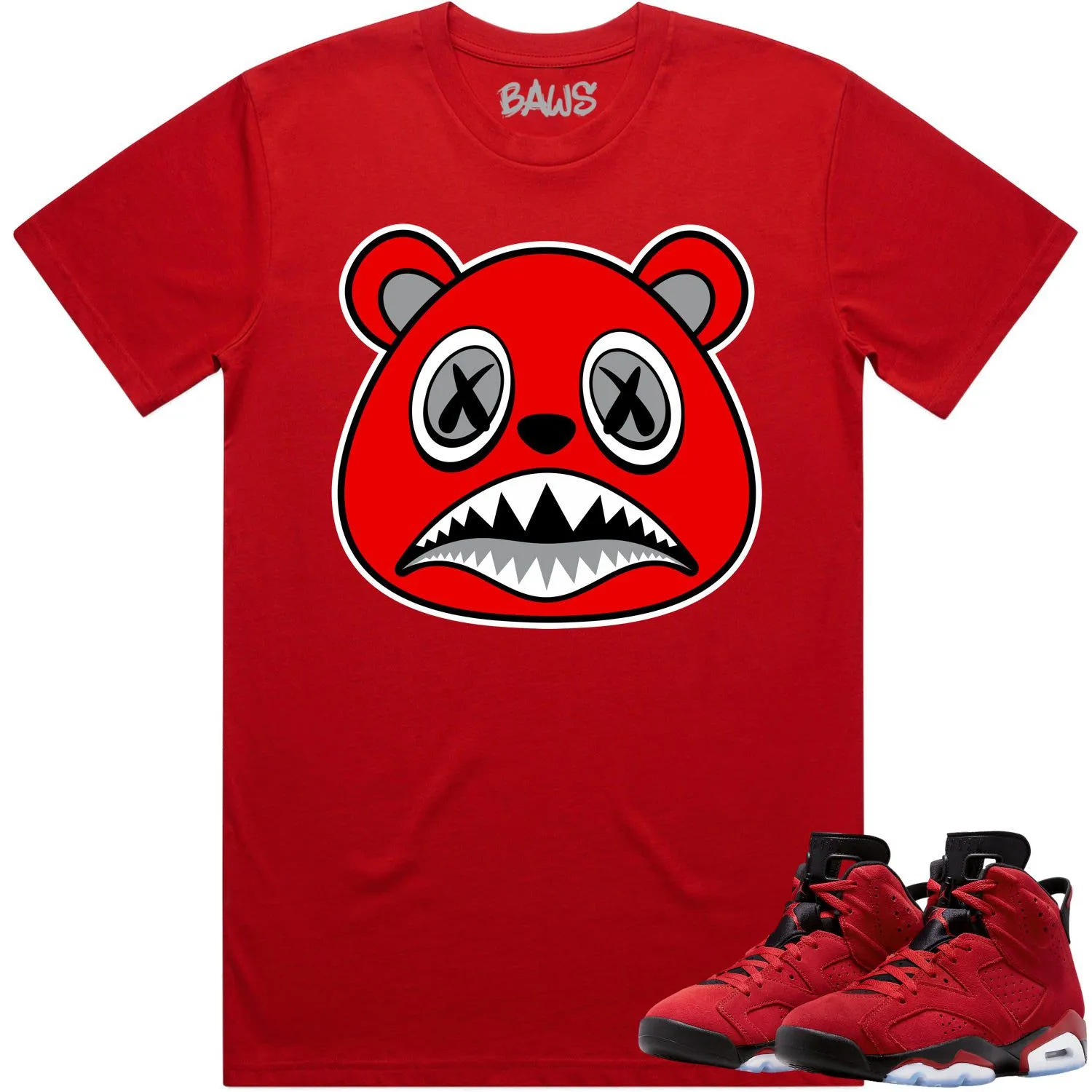 Jordan 6 Toro Bravo 6s Shirt to Match - ANGRY BAWS BEAR