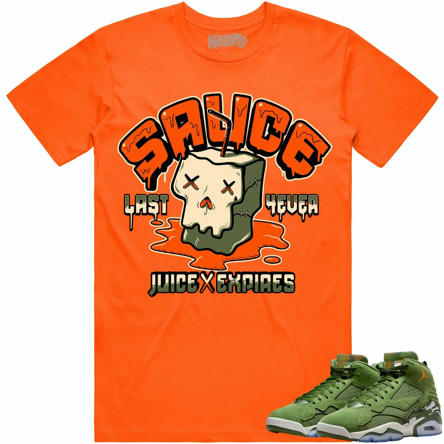 Jordan MVP Olive Sky J Shirt to Match - CELADON SAUCE