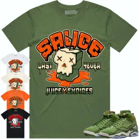 Jordan MVP Olive Sky J Shirt to Match - CELADON SAUCE