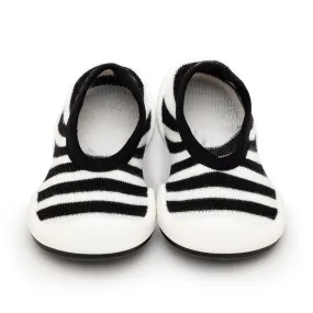 Komuello Baby Shoes - Flat - Black Stripe