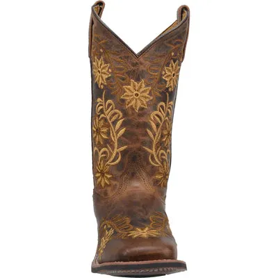 Laredo Women's Brown Secret Garden Square Toe Boot