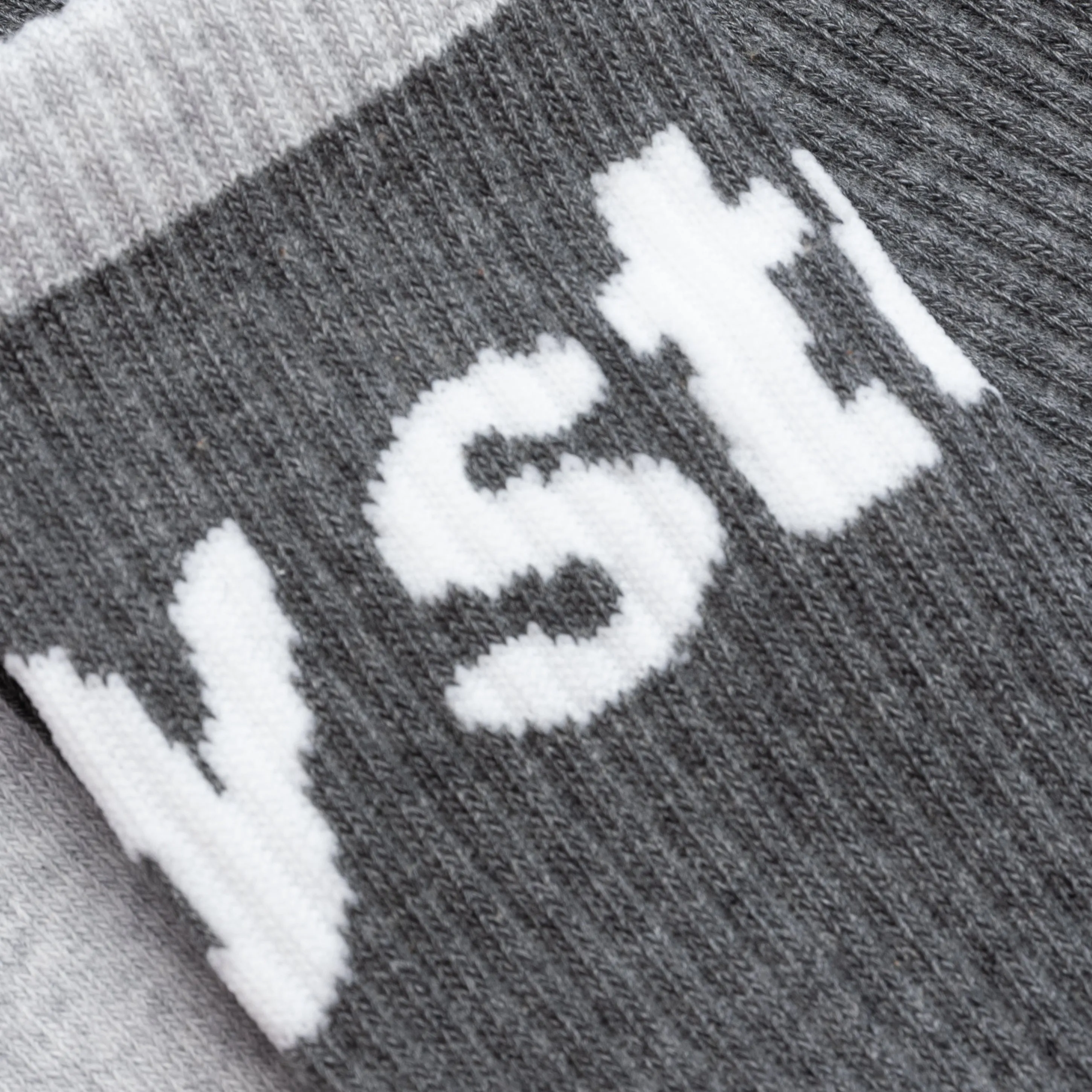 Logo Jaquard Trail Socks - Charcoal