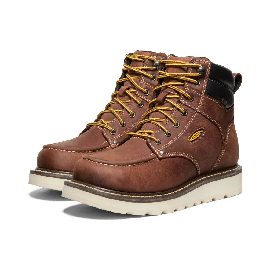 Men's Cincinnati 6" Waterproof Boot (Soft Toe)  |  Tuscan Red/Sandshell