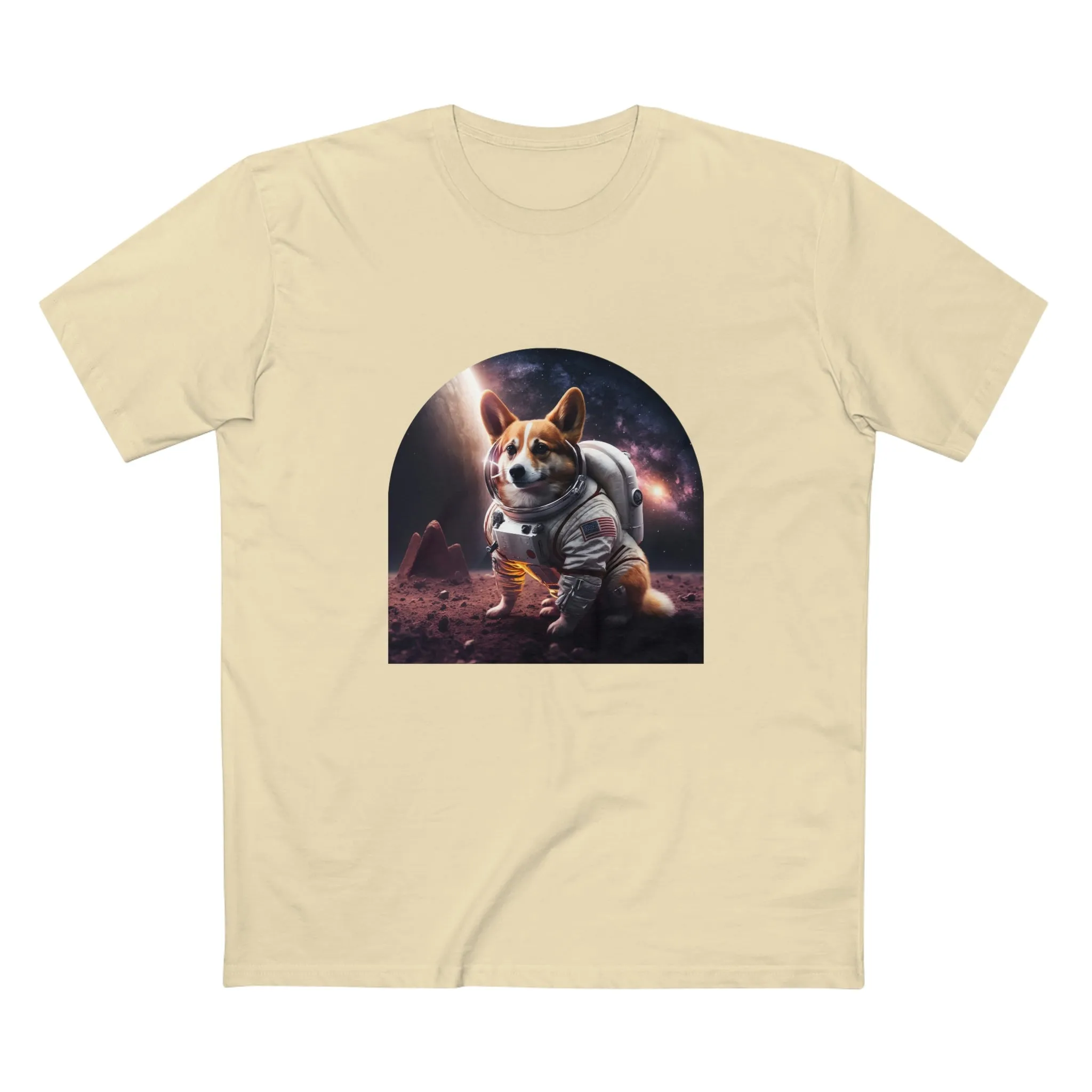 Men's Space Corgi crew neck t-shirt