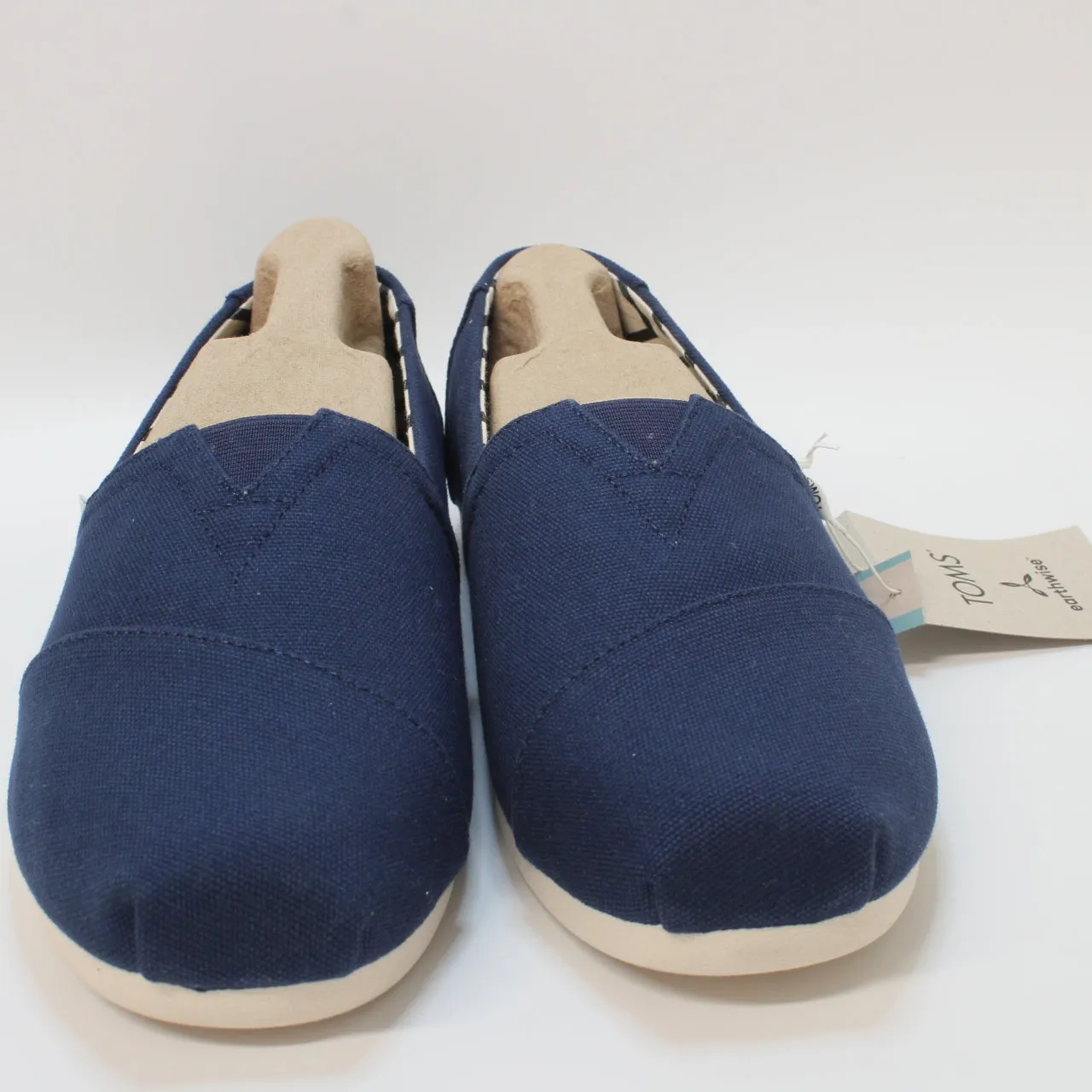 Mens Toms Classic Alpargata Navy Recycled Cotton Canvas