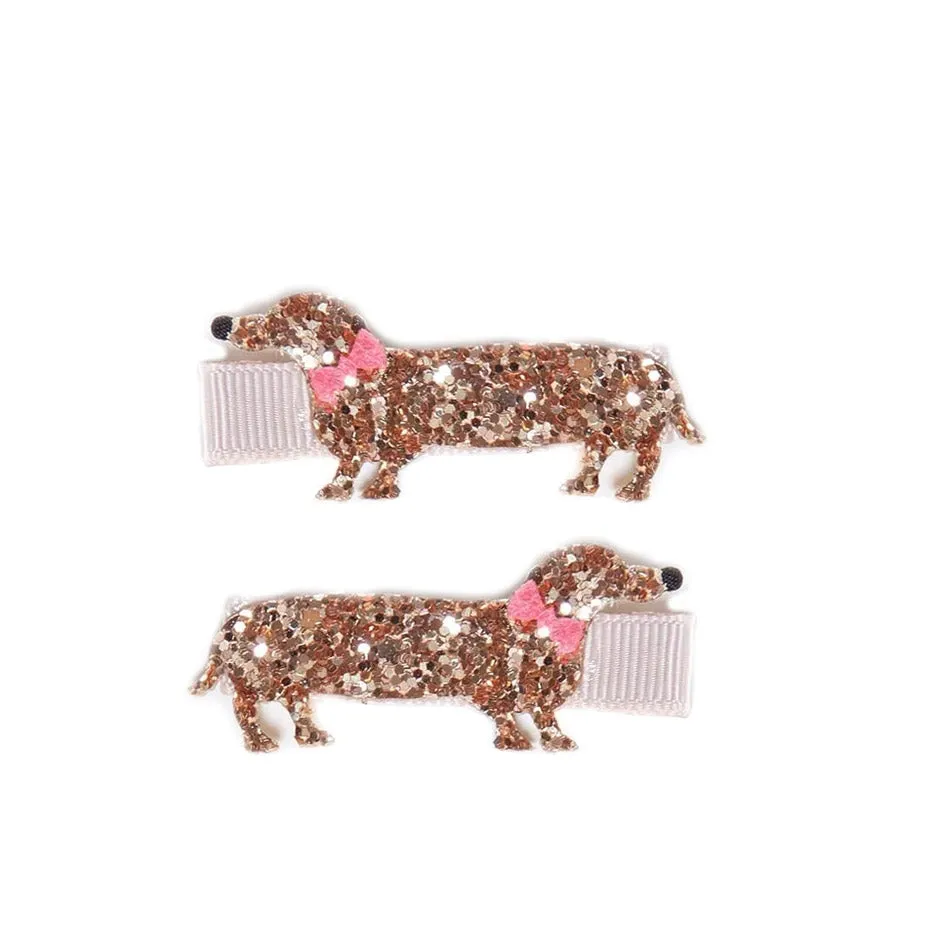 Morris Sausage Dog Sparkly Hair Clip