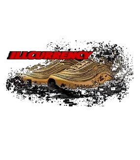 Nike Air Max 97 "Metallic Gold" | illcurrency Black T-Shirt (Shattered Kicks)