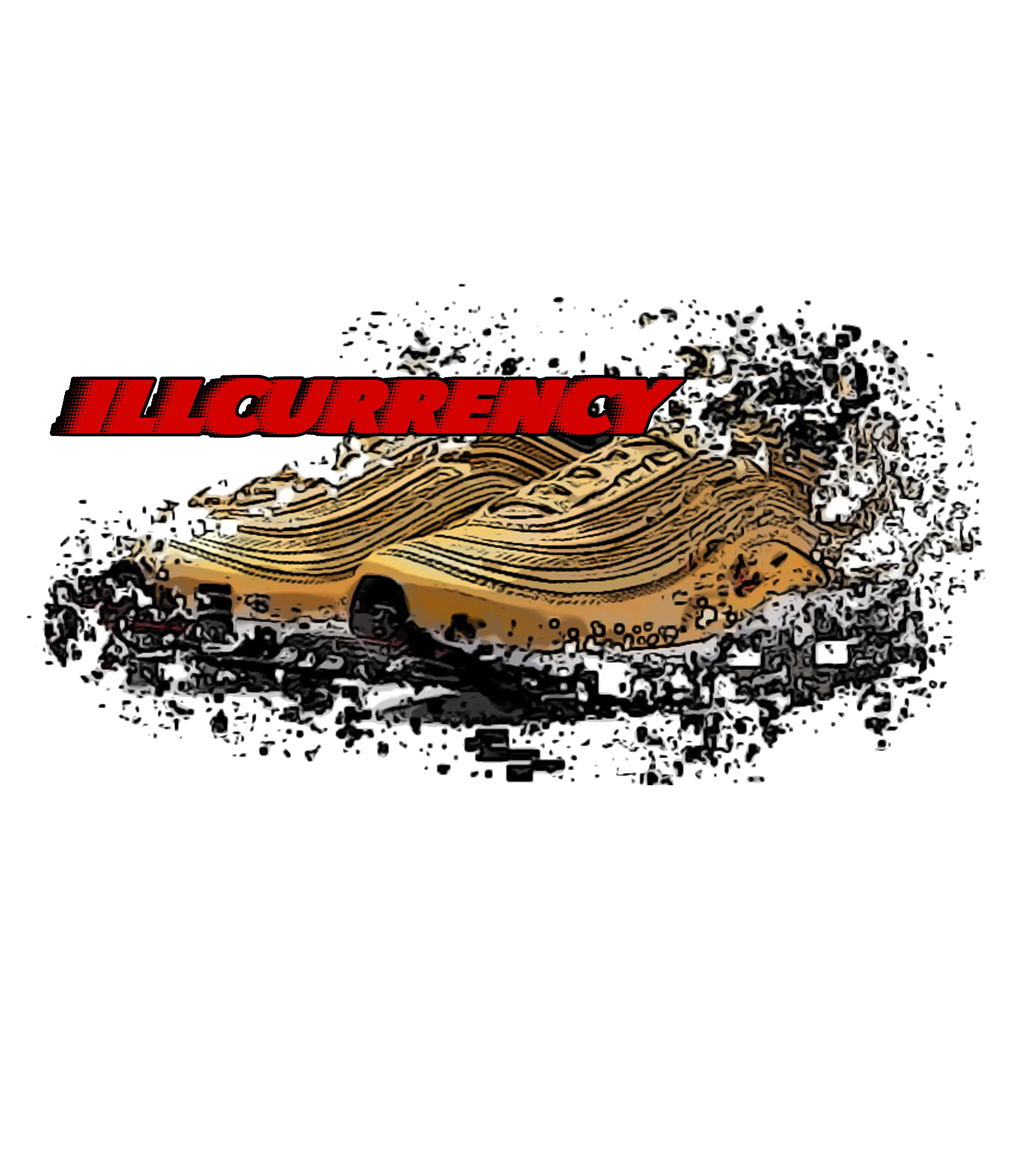 Nike Air Max 97 "Metallic Gold" | illcurrency Black T-Shirt (Shattered Kicks)