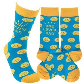 One Loved Dad Socks