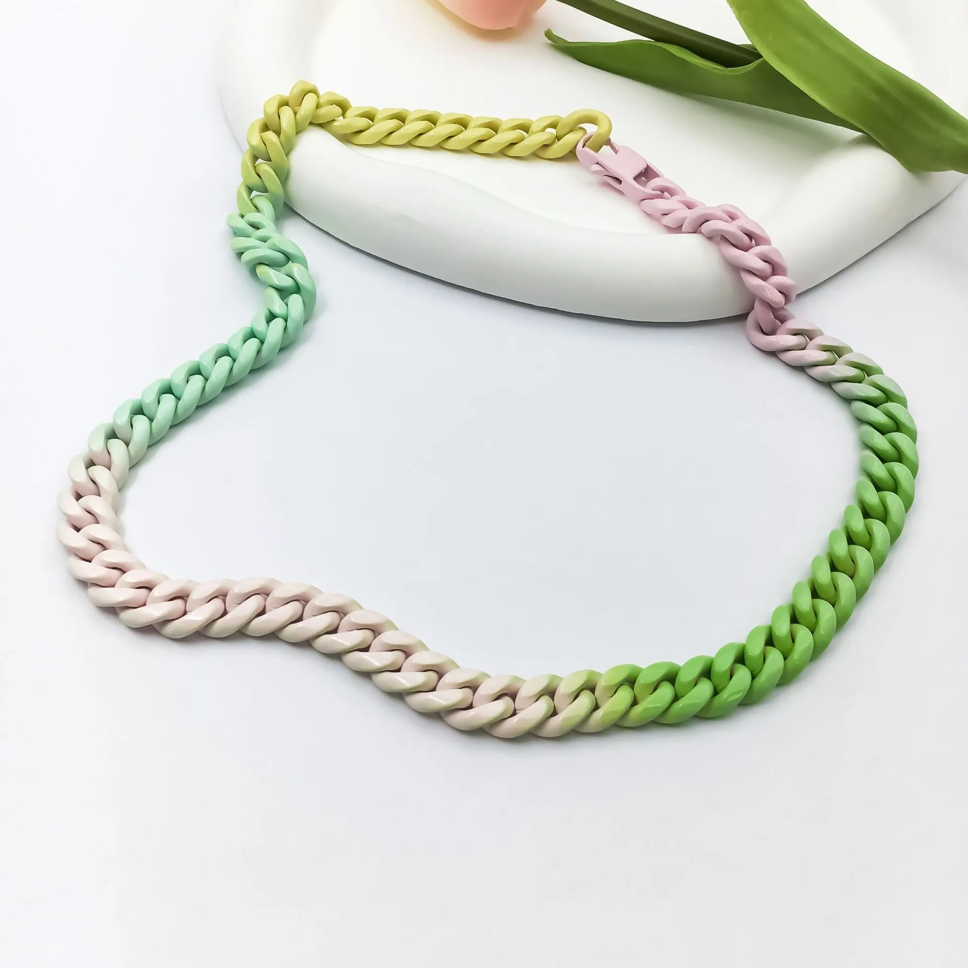 Pastel Chain Necklace