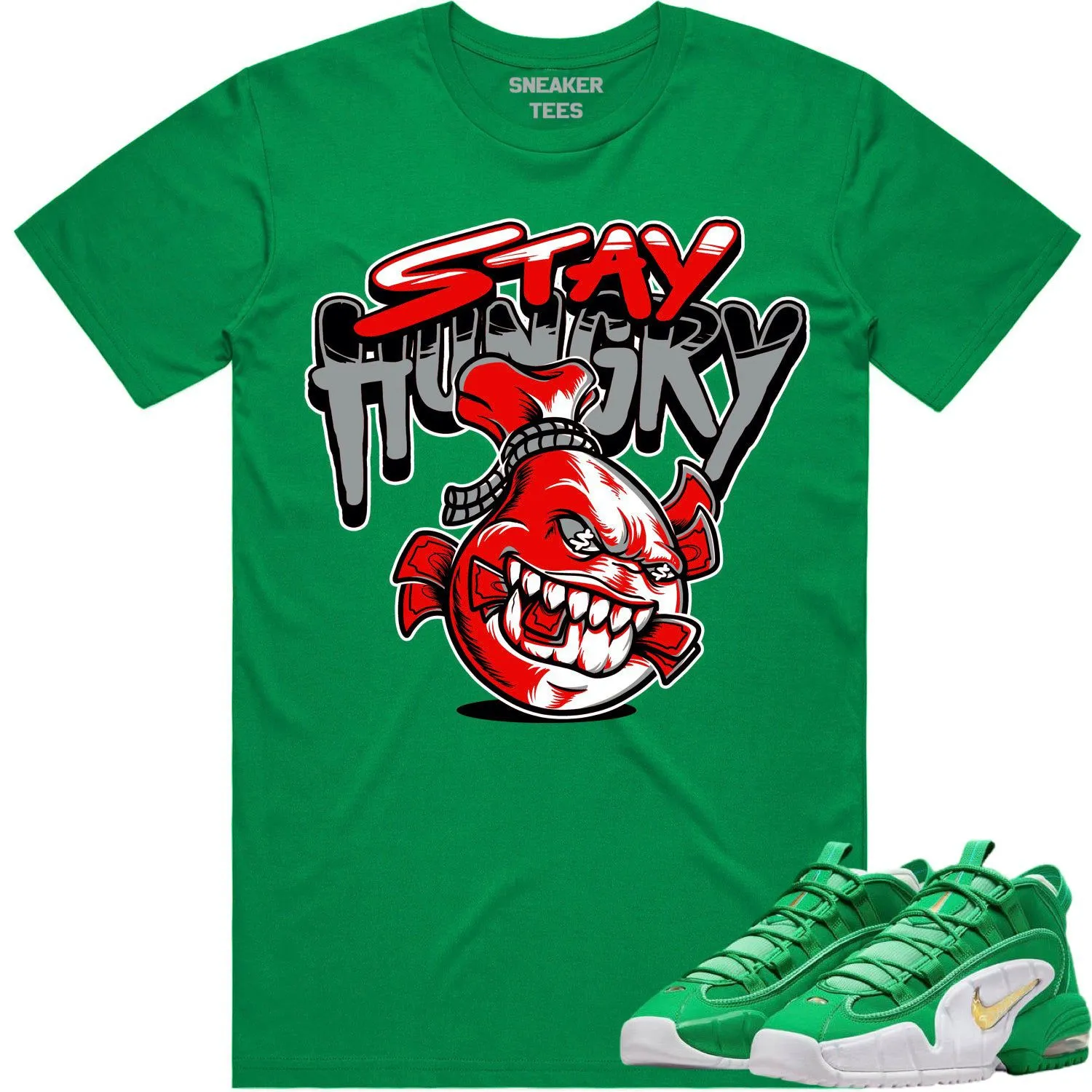 Penny 1 Stadium Green 1s Shirt to Match - RED STAY HUNGRY