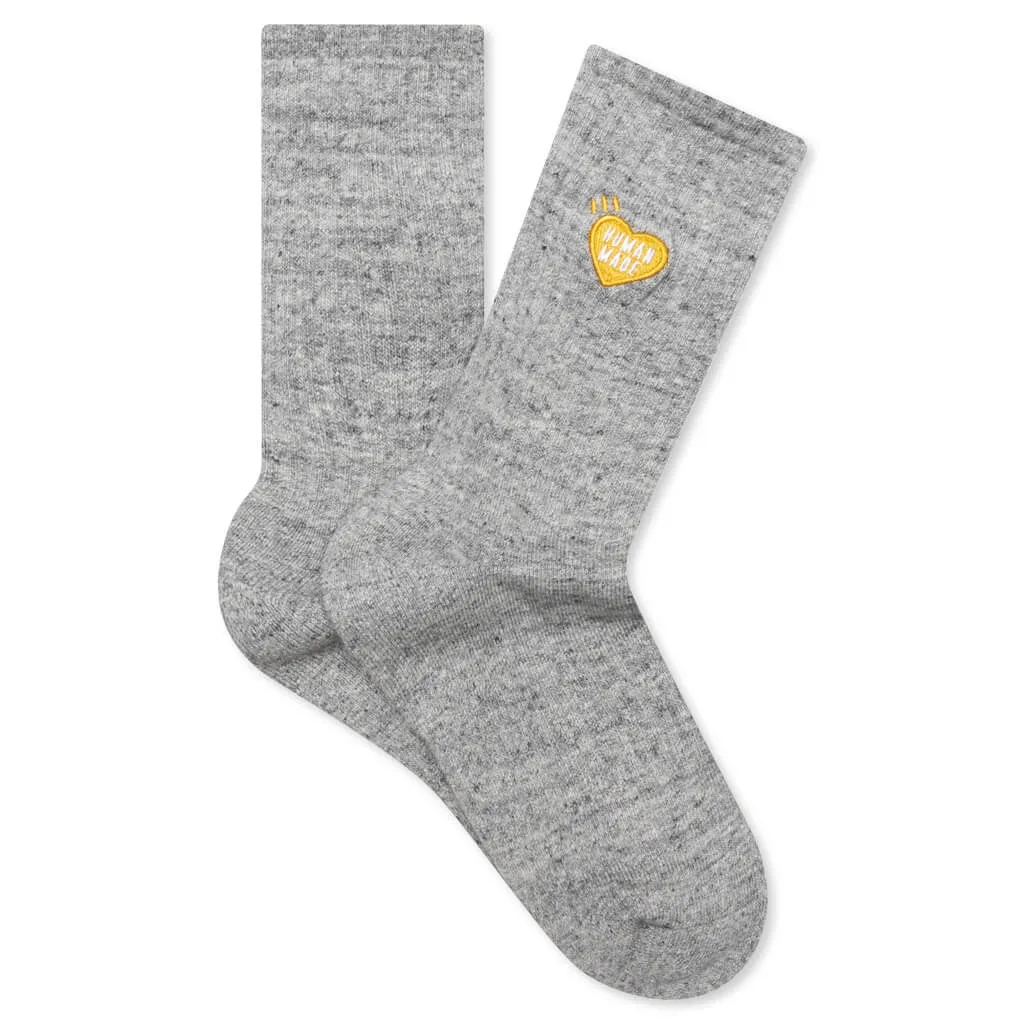 Pile Socks - Grey