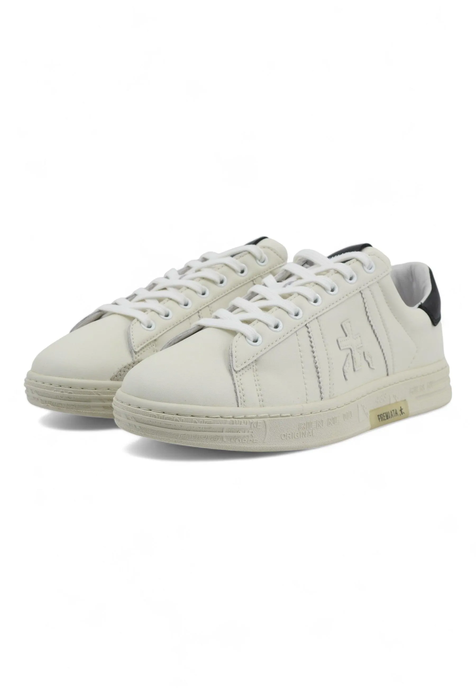 PREMIATA Sneaker Uomo White Black RUSSELL-6066