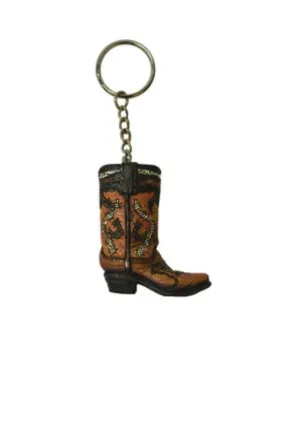 Pure Western Keychain Boot Horseshoe