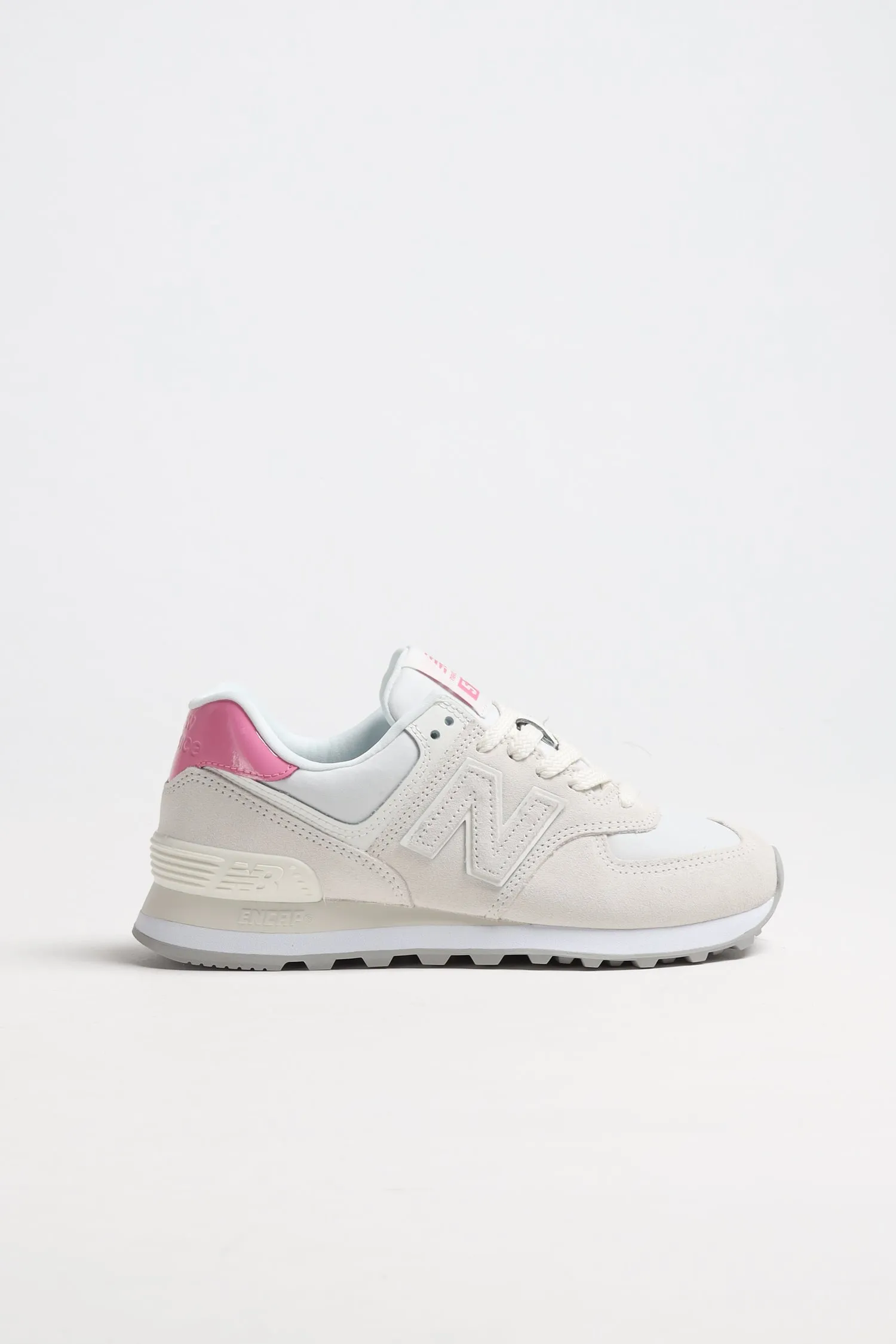 Sneaker 574 in Sea Salt/Real Pink