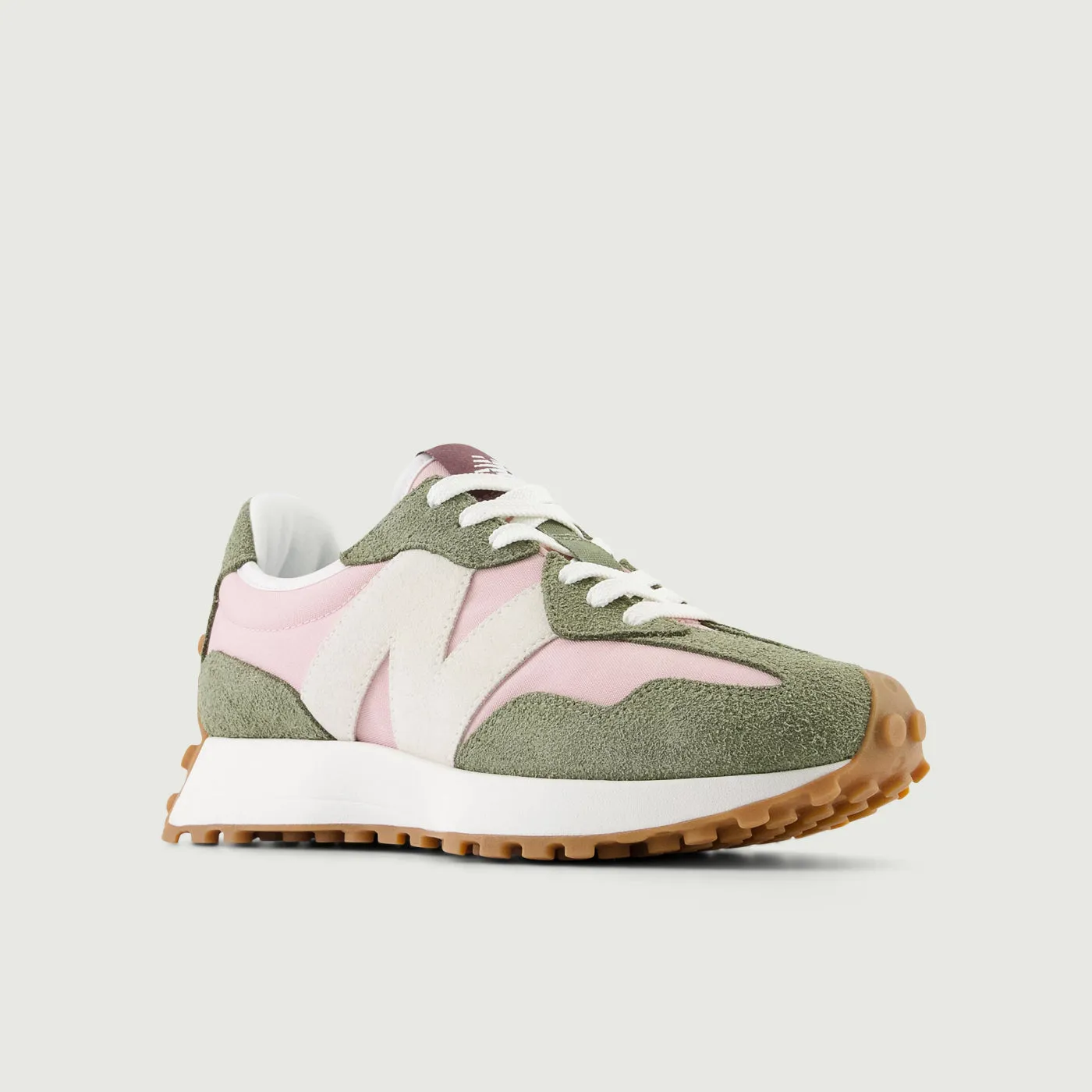 SNEAKER NEW BALANCE 327 OLIVA E ROSA