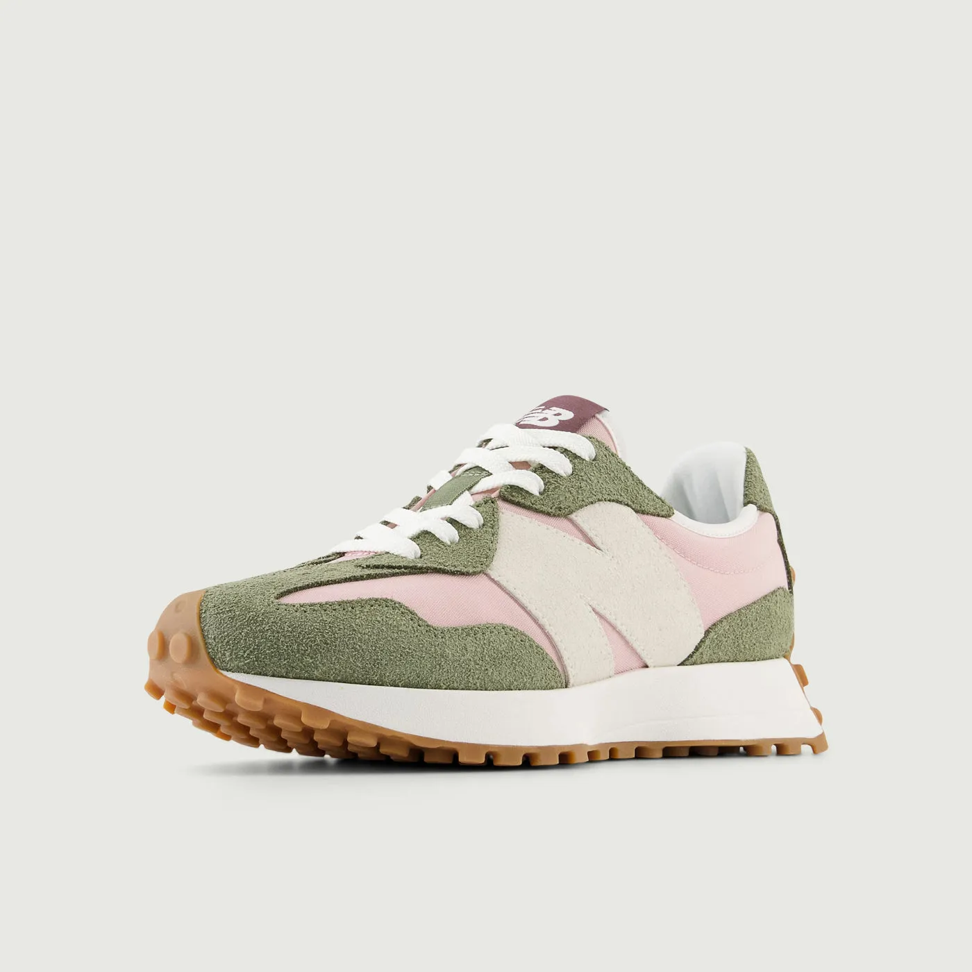 SNEAKER NEW BALANCE 327 OLIVA E ROSA