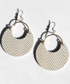 Soft Pearl Nina Earrings - Gold