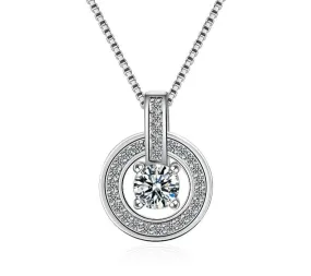 Solitaire 925 Sterling Silver Necklace