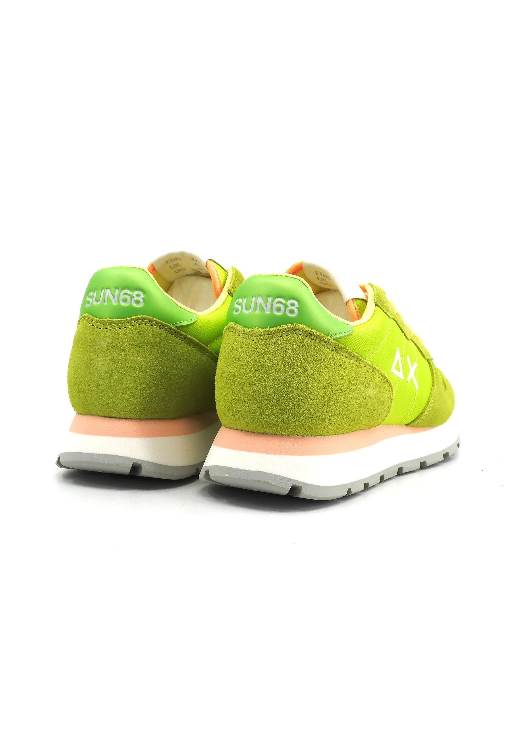 SUN68 Ally Solid Sneaker Donna Lime Z34201