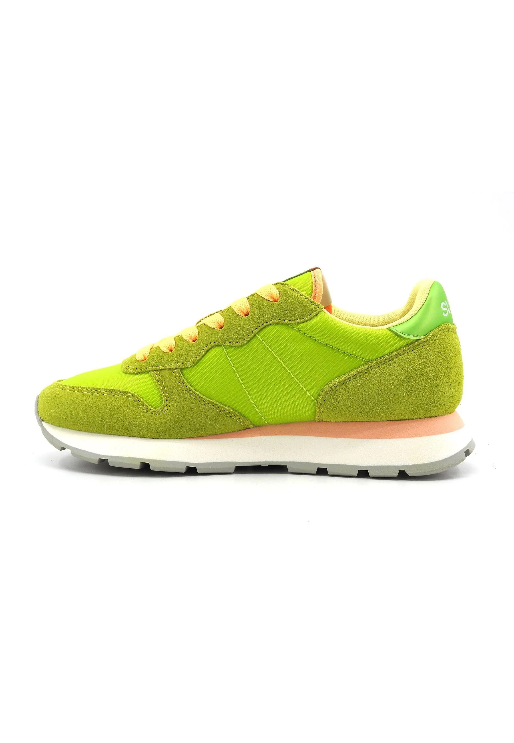 SUN68 Ally Solid Sneaker Donna Lime Z34201